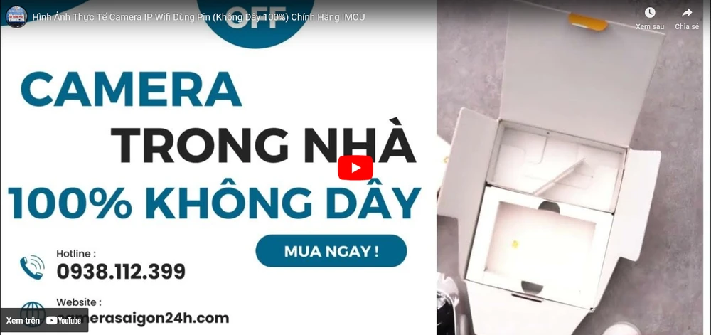 Giới Thiệu Camera Wifi Dùng Pin 2K IMOU IPC-B32P-V2