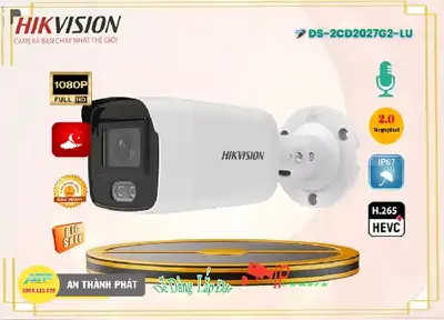 Lắp đặt camera Camera Hikvision DS-2CD2027G2-LU