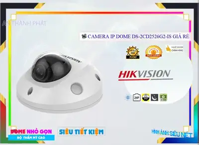 Lắp đặt camera Camera DS-2CD2526G2-IS Thiết kế Đẹp