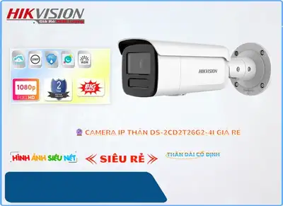 Lắp đặt camera Camera An Ninh Hikvision DS-2CD2T26G2-4I Tiết Kiệm