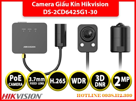 Lắp đặt camera Camera bí mật DS-2CD6425G1-30