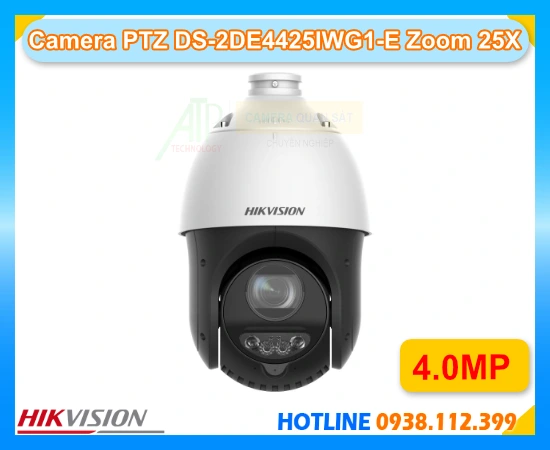 Lắp đặt camera Camera Dome HIKVISION DS-2DE4425IWG1-E Zoom Tầm Xa 25X