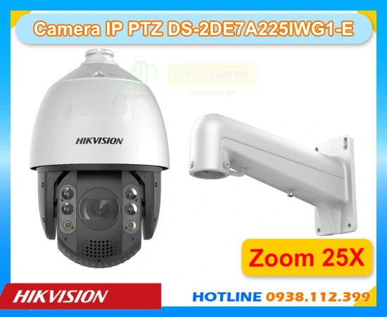 Lắp đặt camera Camera HikVision DS-2DE7A225IWG1-E zoom quang học 25x