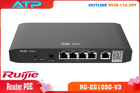 Lắp đặt camera Router Ruijie RG-EG105G-V3