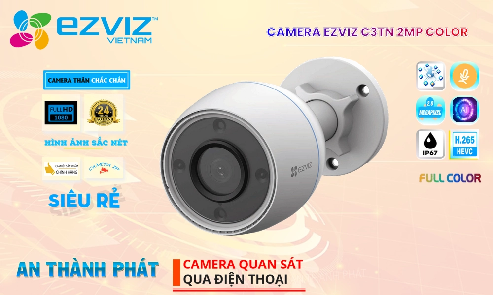 Camera C3TN 2MP Color Wifi Camera C3TN 2MP Color Wifi