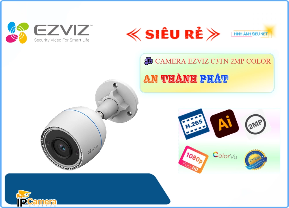Camera C3TN 2MP Color Wifi Camera C3TN 2MP Color Wifi