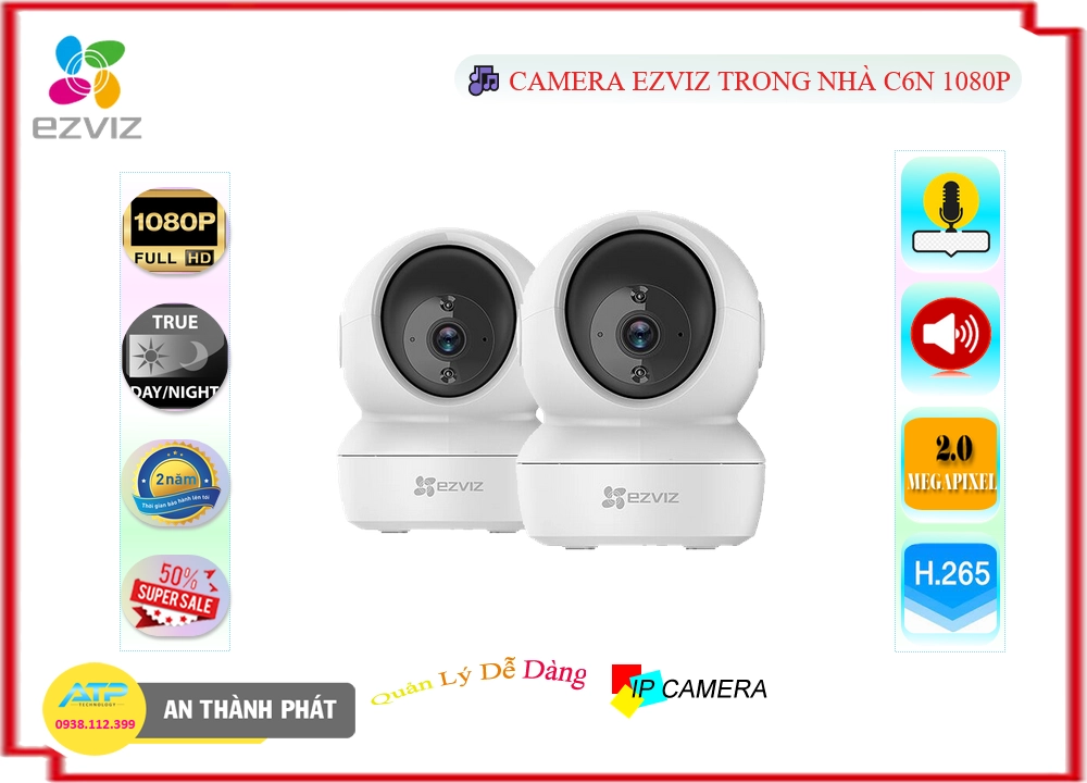 Camera C6N 1080P Quay Xoay,C6N 1080P Giá Khuyến Mãi, Wifi C6N 1080P Giá rẻ,C6N 1080P Công Nghệ Mới,Địa Chỉ Bán C6N