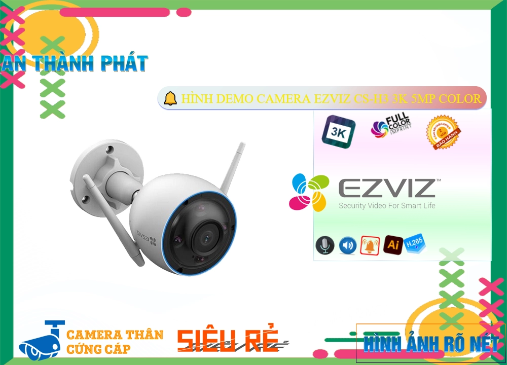 Camera CS-H3 3K 5MP Color Chất Lượng,thông số CS-H3 3K 5MP Color, Wifi CS-H3 3K 5MP Color Giá rẻ,CS H3 3K 5MP