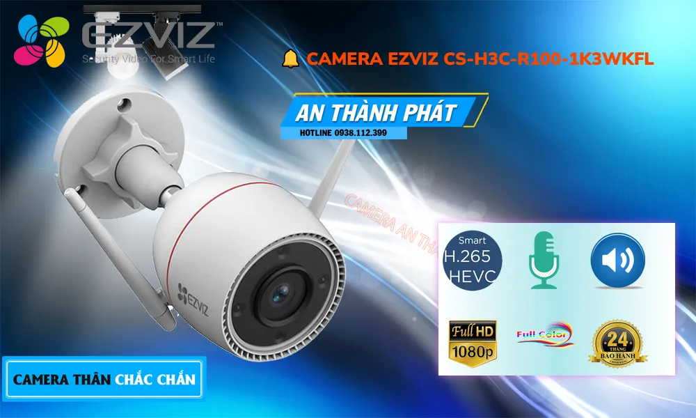 Điểm nổi bật camera wifi ngoài trời CS-H3c-R100-1K3WKFL