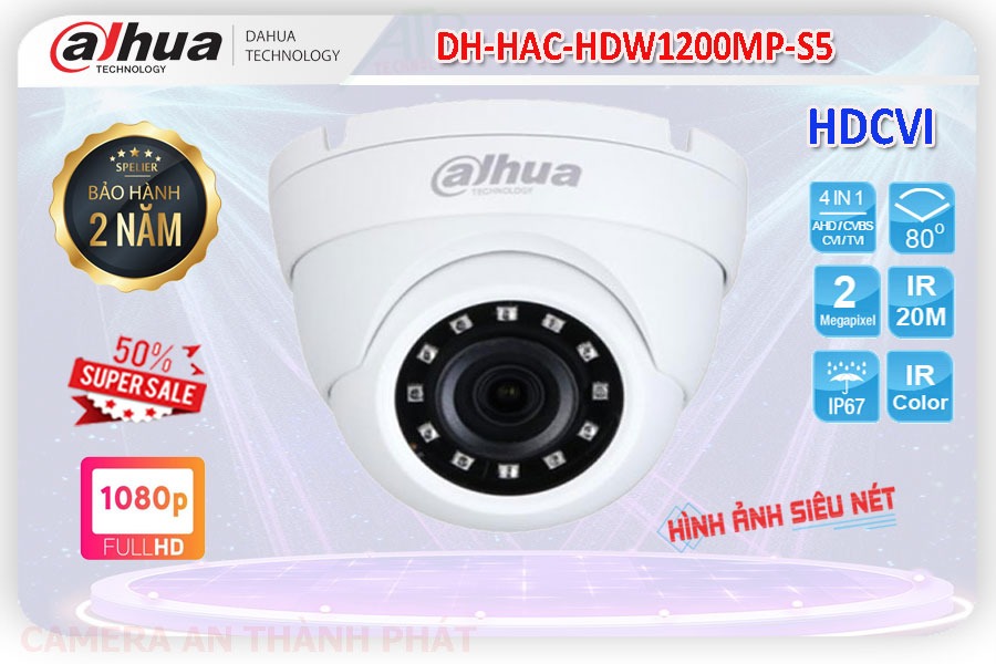 Camera DH-HAC-HDW1200MP-S5 Chức Năng Cao Cấp Camera DH-HAC-HDW1200MP-S5 Chức Năng Cao Cấp