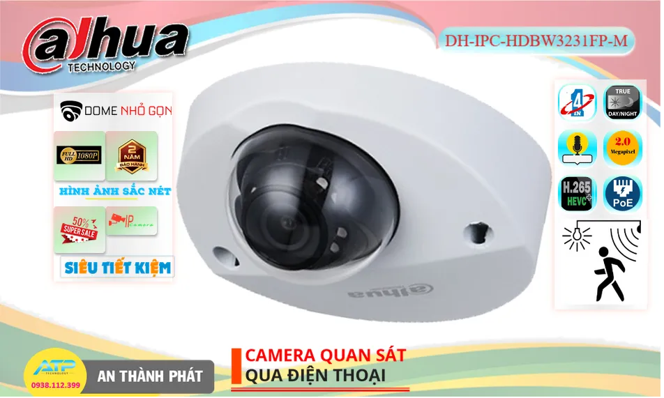 Dahua DH-IPC-HDBW3231FP-M Giá rẻ Dahua DH-IPC-HDBW3231FP-M Giá rẻ