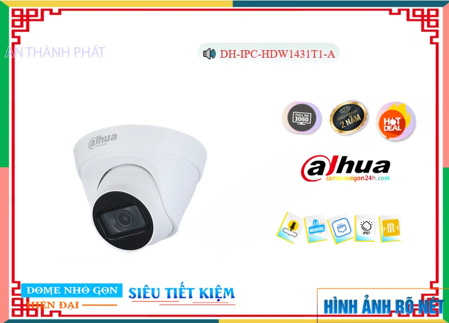 Camera Dahua DH-IPC-HDW1431T1-A Camera Dahua DH-IPC-HDW1431T1-A