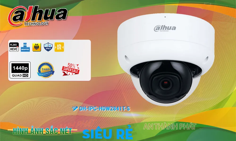 Camera  Dahua DH-IPC-HDW2841T-S