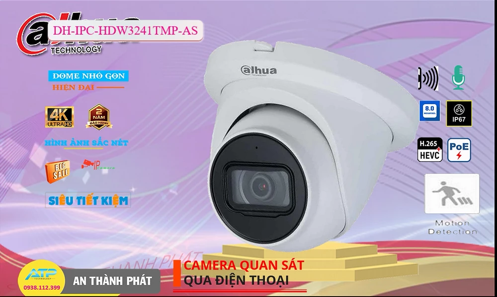 Camera Dahua Giá rẻ DH-IPC-HDW3241TMP-AS Camera Dahua Giá rẻ DH-IPC-HDW3241TMP-AS