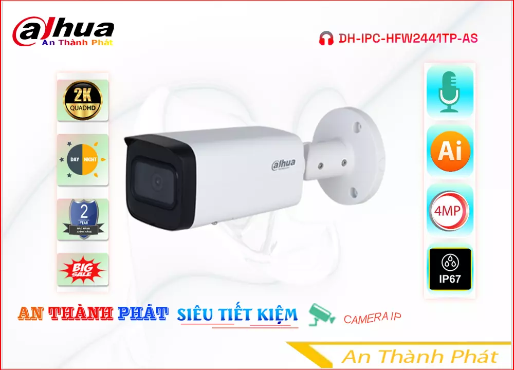 thông tin camera dahua chát lương DH-IPC-HFW2441TP-AS-