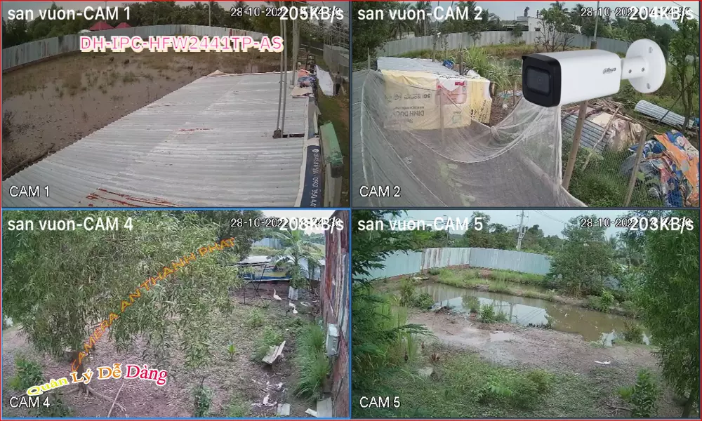 Hình demo thực tế camera dahua DH-IPC-HFW2441TP-AS