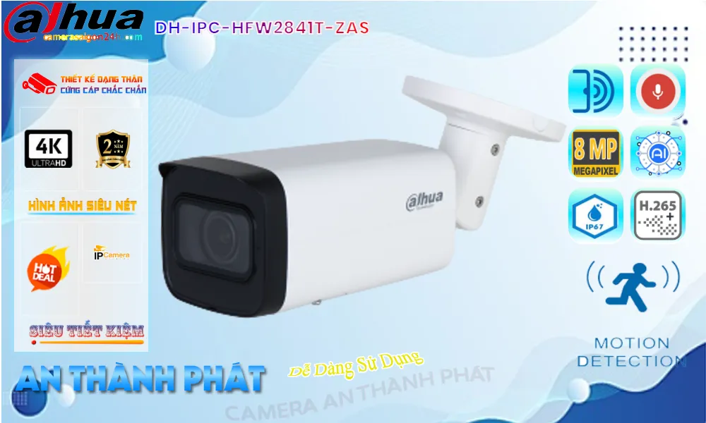 Điểm nổi bật camera ip DH-IPC-HFW2841T-ZAS