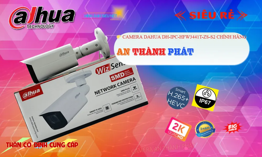 ۞ Camera An Ninh Dahua DH-IPC-HFW3441T-ZS-S2 Công Nghệ Mới ۞ Camera An Ninh Dahua DH-IPC-HFW3441T-ZS-S2 Công Nghệ Mới
