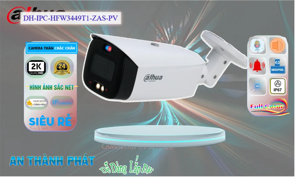 DH-IPC-HFW3449T1-ZAS-PV Camera An Ninh Hình Ảnh Đẹp DH-IPC-HFW3449T1-ZAS-PV Camera An Ninh Hình Ảnh Đẹp