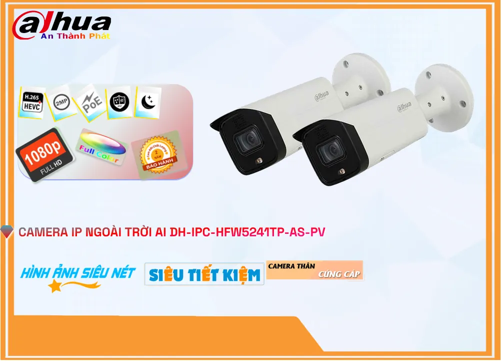 Camera IP Ngoài Trời DH-IPC-HFW5241TP-AS-PV,thông số DH-IPC-HFW5241TP-AS-PV,DH IPC HFW5241TP AS PV,chức năng DH-IPC-HFW5241TP-AS-PV 2.0 MP FULL HD 1080P , Thiết Bị Camera DH-IPC-HFW5241TP-AS-PV Giá rẻ nhất,DH-IPC-HFW5241TP-AS-PV bán uy tín,sale DH-IPC-HFW5241TP-AS-PV,giá kỹ thuật DH-IPC-HFW5241TP-AS-PV,Giá kỹ thuật DH-IPC-HFW5241TP-AS-PV,DH-IPC-HFW5241TP-AS-PV Bán Giá Rẻ,DH-IPC-HFW5241TP-AS-PV Tiết kiệm,DH-IPC-HFW5241TP-AS-PV tốt nhất,Giá Bán DH-IPC-HFW5241TP-AS-PV,Địa Chỉ Bán DH-IPC-HFW5241TP-AS-PV