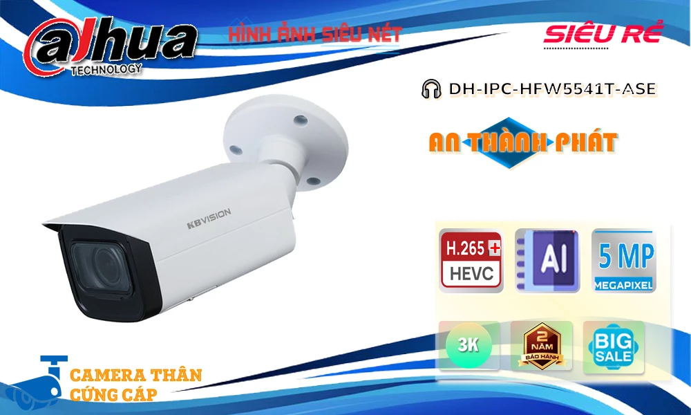 DH-IPC-HFW5541T-ASE Camera Chức Năng Cao Cấp Dahua DH-IPC-HFW5541T-ASE Camera Chức Năng Cao Cấp Dahua