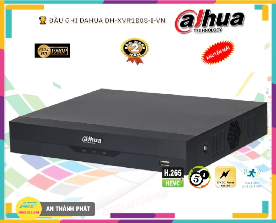 Đầu Ghi Dahua DH-XVR1B08-I-VN Đầu Ghi Dahua DH-XVR1B08-I-VN