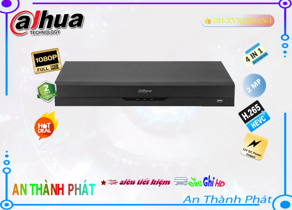 DH-XVR4216AN-IThị Bị Ghi Hình Hình Ảnh Đẹp Dahua DH-XVR4216AN-IThị Bị Ghi Hình Hình Ảnh Đẹp Dahua
