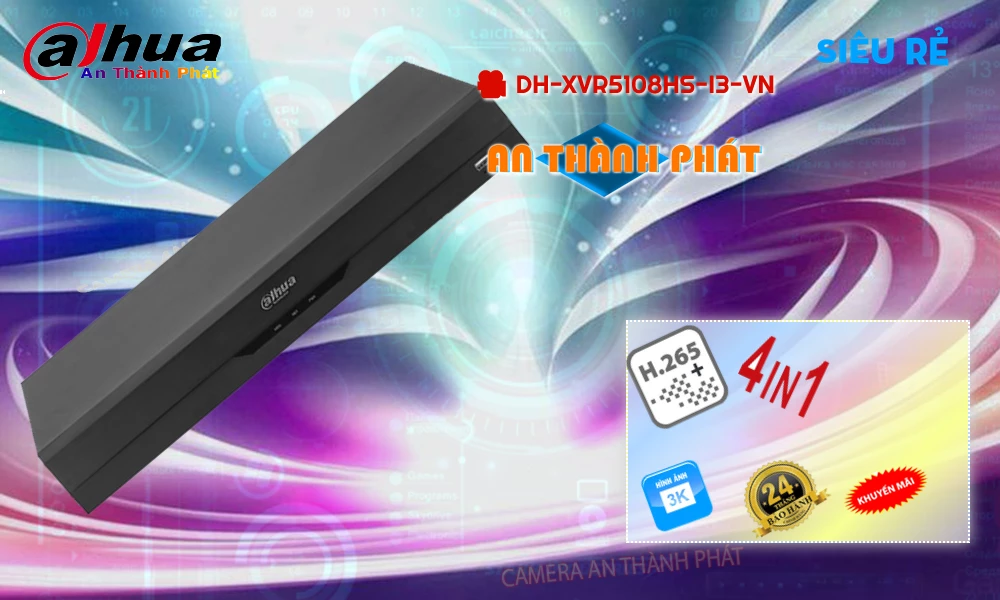 DH-XVR5108HS-I3-VNThiết Bị Ghi Hình Thiết kế Đẹp Dahua DH-XVR5108HS-I3-VNThiết Bị Ghi Hình Thiết kế Đẹp Dahua