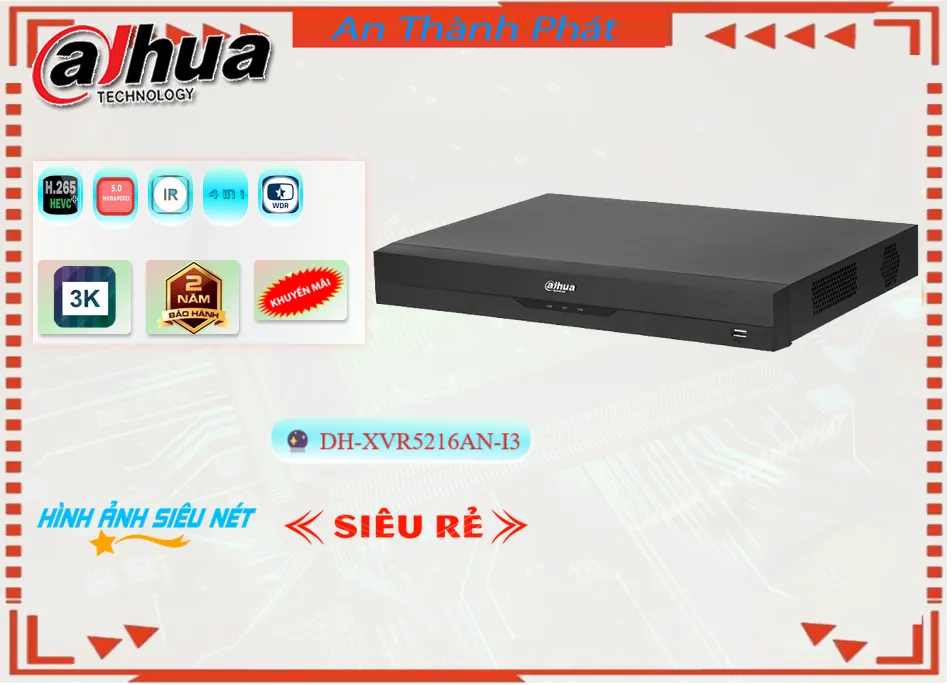 DH-XVR5216AN-I3 Dahua Chức Năng Cao Cấp DH-XVR5216AN-I3 Dahua Chức Năng Cao Cấp