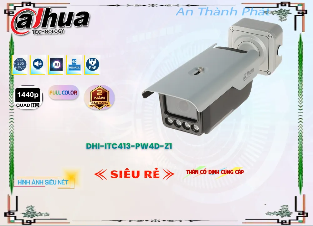 DHI-ITC413-PW4D-IZ1 Camera Dahua Giá rẻ DHI-ITC413-PW4D-IZ1 Camera Dahua Giá rẻ