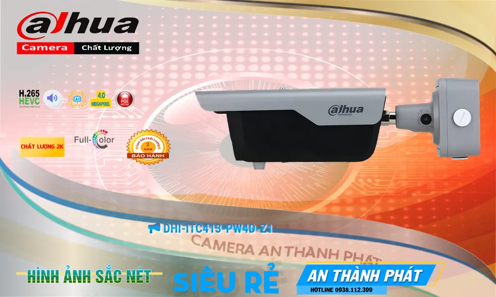 Camera DHI-ITC413-PW4D-Z1 Thiết kế Đẹp