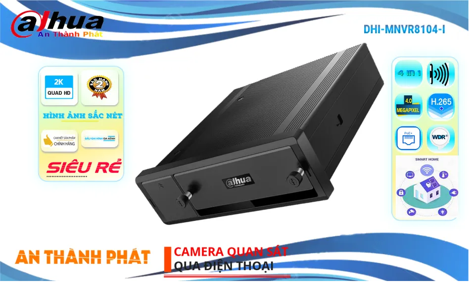 Đầu Ghi Dahua Thiết kế Đẹp DHI-MNVR8104-I Đầu Ghi Dahua Thiết kế Đẹp DHI-MNVR8104-I