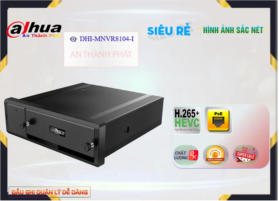 Đầu Ghi Dahua Thiết kế Đẹp DHI-MNVR8104-I Đầu Ghi Dahua Thiết kế Đẹp DHI-MNVR8104-I