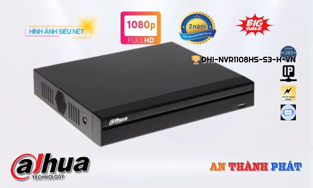 DHI-NVR1108HS-S3/H-VN Dahua Sắc Nét ✪ DHI-NVR1108HS-S3/H-VN Dahua Sắc Nét ✪