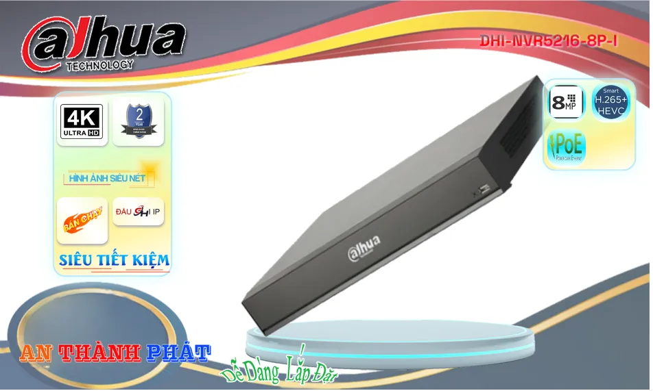 Đầu Ghi Camera DHI-NVR5216-8P-I