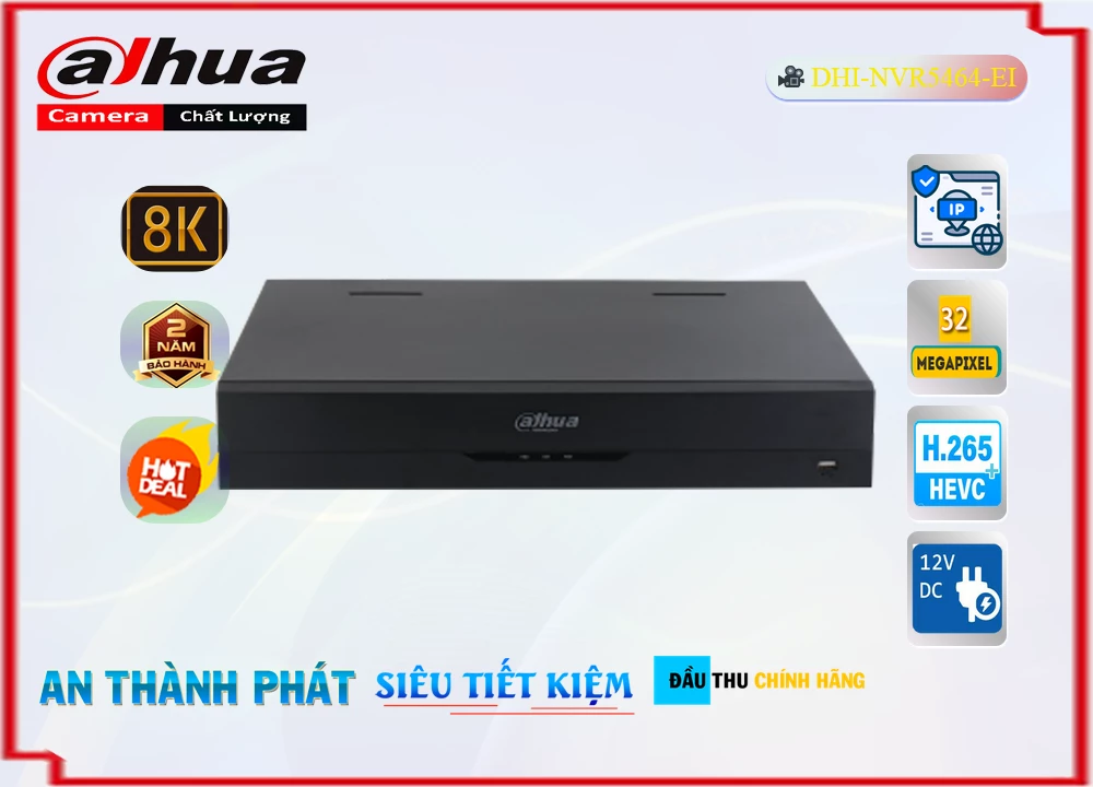 Đầu ghi Dahua DHI-NVR5464-EI Giá rẻ Đầu ghi Dahua DHI-NVR5464-EI Giá rẻ
