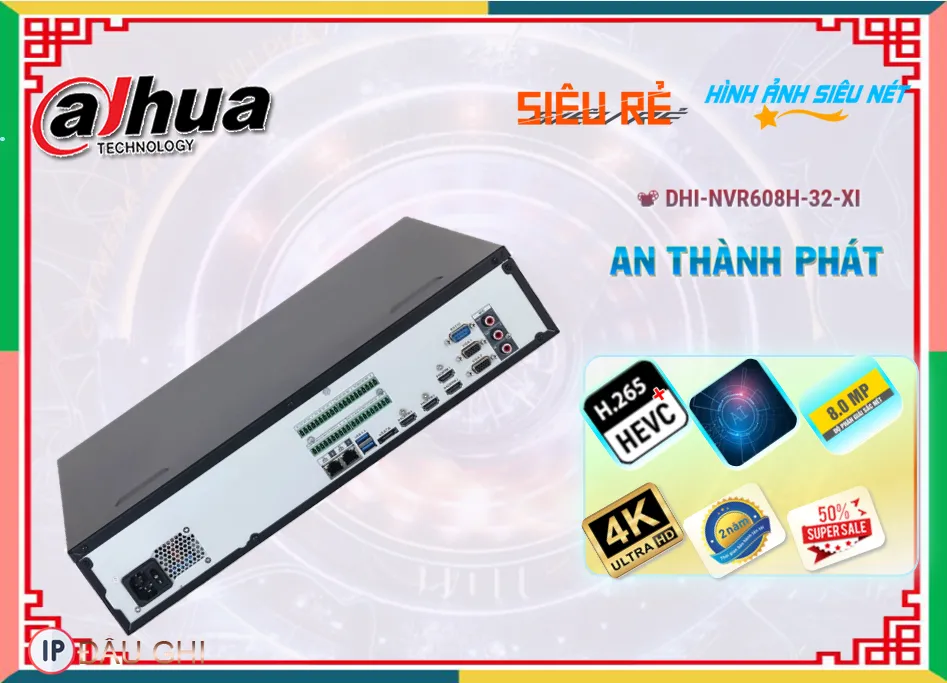 DHI-NVR608H-32-XIĐầu ghi Camera Dahua Giá rẻ DHI-NVR608H-32-XIĐầu ghi Camera Dahua Giá rẻ