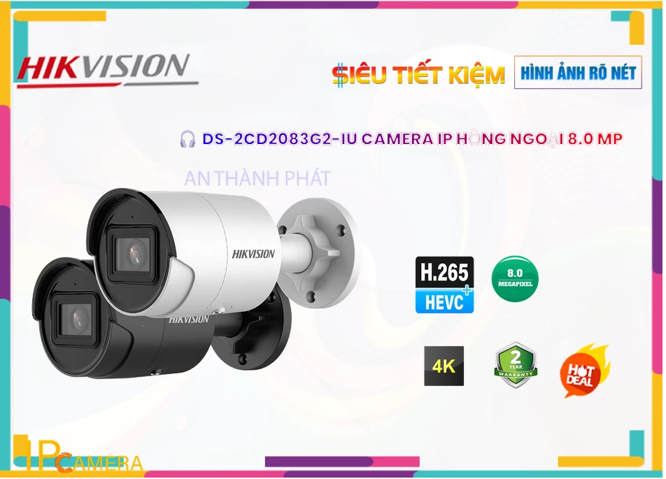 DS-2CD2083G2-IU Thiết kế Đẹp Hikvision DS-2CD2083G2-IU Thiết kế Đẹp Hikvision