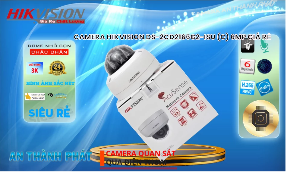 Camera DS-2CD2166G2-ISU(C) Chất Lượng ✨