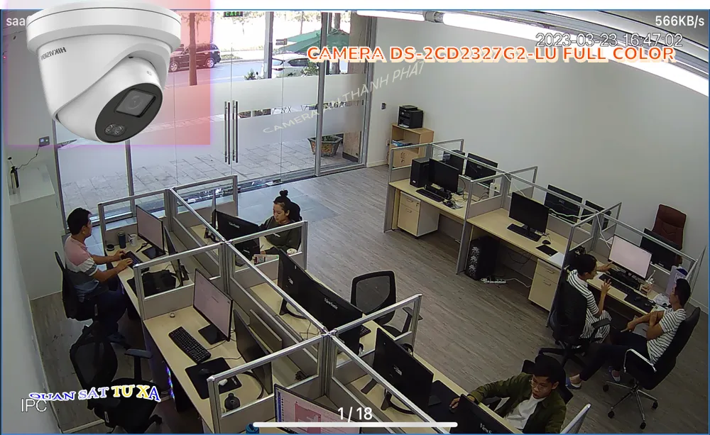 DS-2CD2327G2-LU Camera An Ninh Mẫu Đẹp