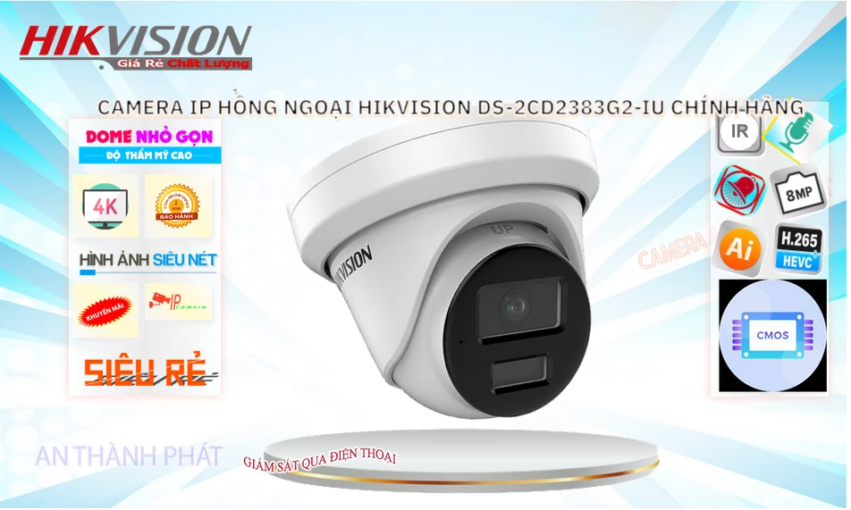 Camera DS-2CD2383G2-IU Mẫu Đẹp Camera DS-2CD2383G2-IU Mẫu Đẹp