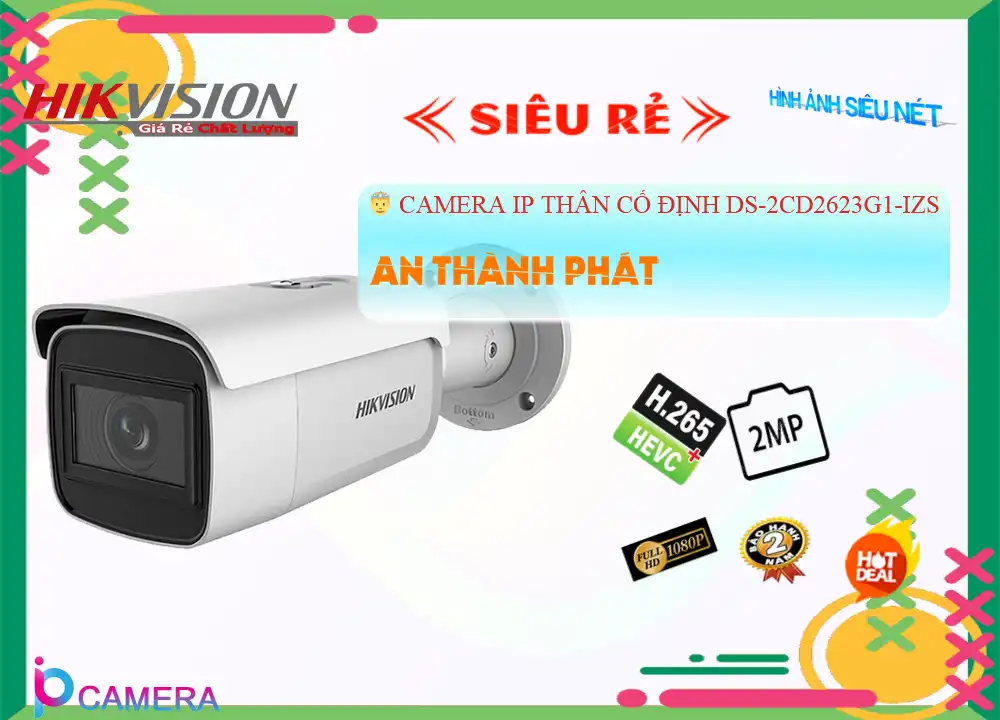 DS-2CD2623G1-IZS Camera An Ninh Sắc Nét,DS 2CD2623G1 IZS,Giá Bán ,DS-2CD2623G1-IZS 2.0 MP  Giá Hãng,Nơi bán  Loại Camera an ninh DS-2CD2623G1-IZS,thông số DS-2CD2623G1-IZS,DS-2CD2623G1-IZS giá mới nhất,DS-2CD2623G1-IZS bán rẻ,DS-2CD2623G1-IZS Chính hãng,Bán rẻ DS-2CD2623G1-IZS,tuổi thọ DS-2CD2623G1-IZS,Giá  Ip POE sắc nét DS-2CD2623G1-IZS,phân phối DS-2CD2623G1-IZS,DS-2CD2623G1-IZS Giá Thấp Nhất