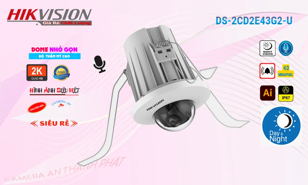 Camera Hikvision DS-2CD2E43G2-U Camera Hikvision DS-2CD2E43G2-U