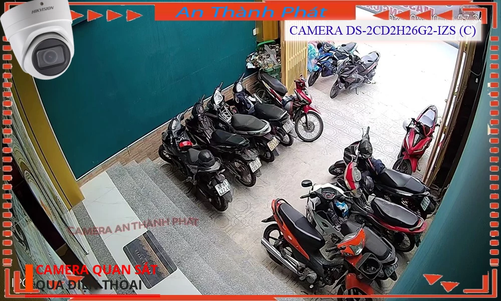 ۞  Camera DS-2CD2H26G2-IZS(C)  Hikvision Thiết kế Đẹp