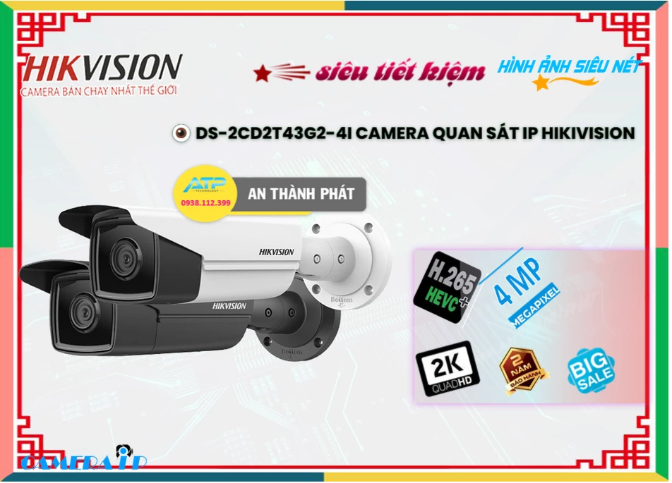 Camera Hikvision DS-2CD2T43G2-4I,DS-2CD2T43G2-4I giá kỹ thuật,DS-2CD2T43G2-4I Cấp Nguồ Qua Dây Mạng  Giá Hấp Dẫn,DS-2CD2T43G2-4I Giá rẻ nhất,Công ty bán DS-2CD2T43G2-4I Ultra 2k ,DS 2CD2T43G2 4I,thông số  Loại Camera Giá re DS-2CD2T43G2-4I,công nghê DS-2CD2T43G2-4I,giá kỹ thuật DS-2CD2T43G2-4I,Phân Phối Sỉ DS-2CD2T43G2-4I,DS-2CD2T43G2-4I bán uy tín,sale DS-2CD2T43G2-4I,DS-2CD2T43G2-4I Giá Thấp Nhất,Giá Bán DS-2CD2T43G2-4I,DS-2CD2T43G2-4I Chất lượng nhất,DS-2CD2T43G2-4I Bán Lỗ