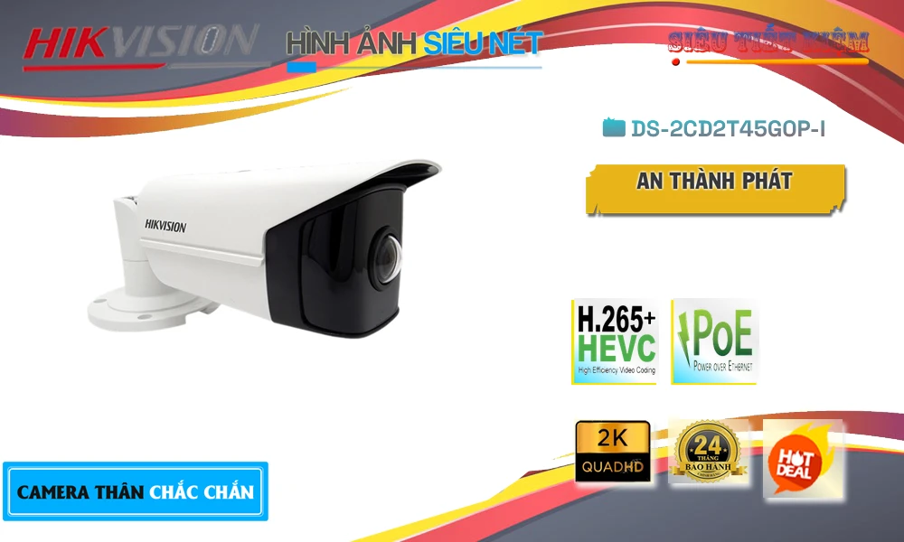 Camera Hikvision DS-2CD2T45G0P-I Thiết kế Đẹp Camera Hikvision DS-2CD2T45G0P-I Thiết kế Đẹp