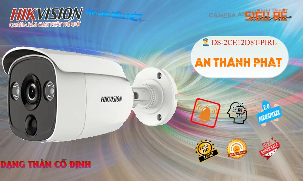 Camera DS-2CE12D8T-PIRL Thiết kế Đẹp