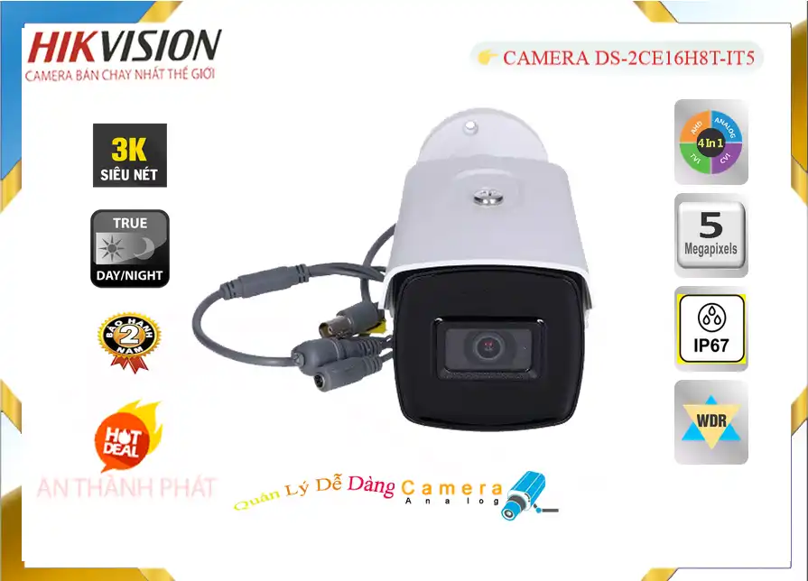 Camera DS-2CE16H8T-IT5 IP67 Camera DS-2CE16H8T-IT5 IP67