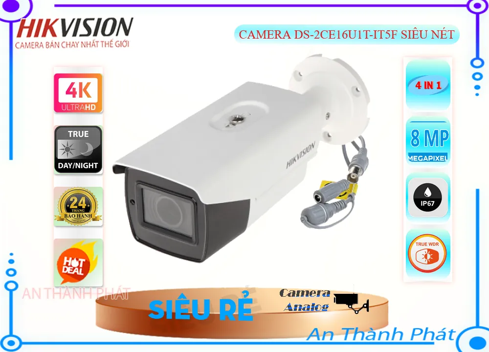 Hikvision DS-2CE16U1T-IT5F Siêu Nét Hikvision DS-2CE16U1T-IT5F Siêu Nét