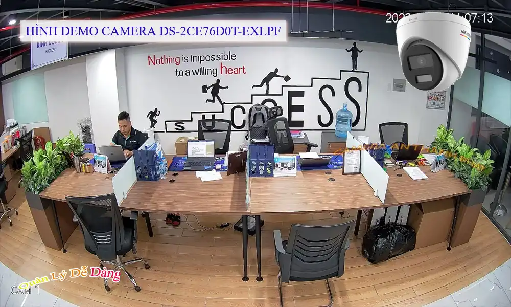Camera Hikvision <b>DS-2CE76D0T-EXLPF</b>